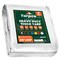 Tarpco Safety Heavy Duty Tarp, 50 ft L x 0.5 mm H x 30 ft W, 7 Mil, White, Polyethylene TS-204-30X50 - alternate 1